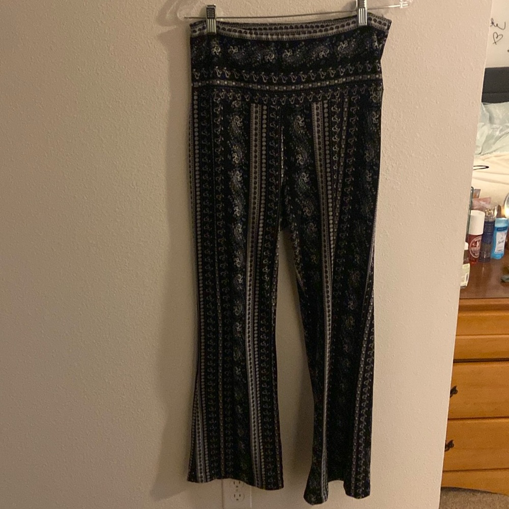 Bohemian pants patterned black and white/grey, size XL